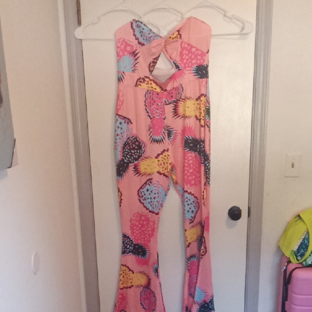 Colorful Sleeveless Jumpsuit